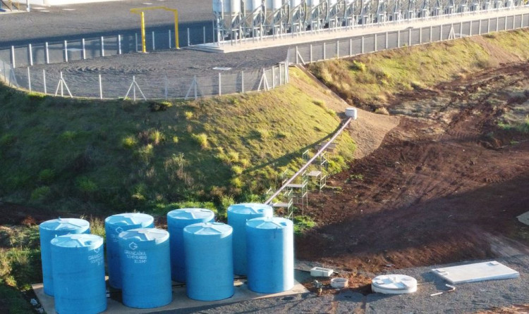 Wasterwater and solid waste treatement system at an Aviagen farm