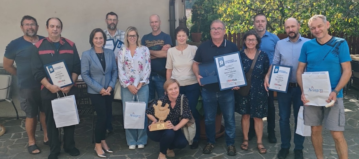 Group Photo of Jata Emona Farm in Slovenia